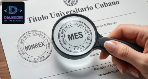 Apostilla para Antecedentes Penales de Cuba Certificado de antecedentes penales cubano con el sello oficial de la Haya.